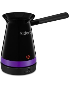 Кофеварка КТ 7184 электрическая турка черный фиолетовый Kitfort