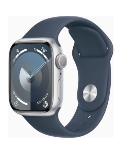 Смарт часы Watch Series 9 A2978 41мм серебристый синий Apple