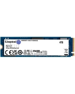 SSD накопитель NV2 SNV2S 4000G 4ТБ M 2 2280 PCIe 4 0 x4 NVMe M 2 Kingston