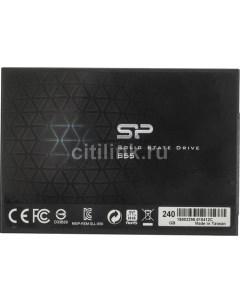 SSD накопитель Slim S55 SP240GBSS3S55S25 240ГБ 2 5 SATA III SATA Silicon power