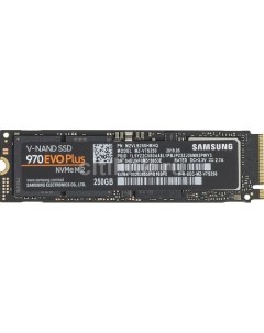 SSD накопитель 970 EVO Plus MZ V7S250BW 250ГБ M 2 2280 PCIe 3 0 x4 NVMe M 2 Samsung