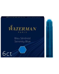 Картридж International CWS0110950 Serenity Blue чернила для ручек перьевых 6шт Waterman