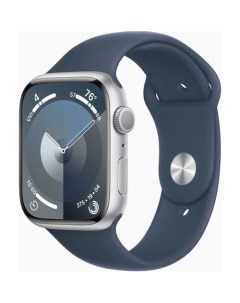 Смарт часы Watch Series 9 A2980 45мм серебристый синий Apple