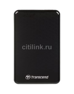 Внешний диск HDD StoreJet 25A3 TS2TSJ25A3K 2ТБ черный Transcend