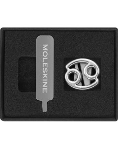 Шильд символ Zodiac металл серебристый коробка с европод Рак Moleskine