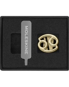 Шильд символ Zodiac металл золотистый коробка с европод Рак Moleskine