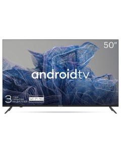 50 Телевизор 50U740NB 4K Ultra HD черный СМАРТ ТВ Android TV Kivi