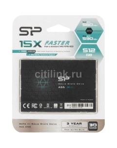 SSD накопитель Ace A55 SP512GBSS3A55S25 512ГБ 2 5 SATA III SATA Silicon power