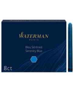Картридж Standard CWS0110860 Serenity Blue чернила для ручек перьевых 8шт Waterman