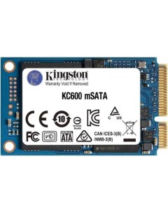 SSD накопитель KC600 SKC600MS 1024G 1ТБ mSATA mSATA mSATA Kingston