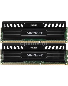 Оперативная память Viper 3 PV316G160C0K DDR3 2x 8ГБ 1600МГц DIMM Ret Patriòt