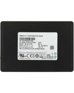 SSD накопитель PM9A3 MZQL23T8HCLS 00A07 3 8ТБ 2 5 PCIe 4 0 x4 NVMe U 2 oem Samsung