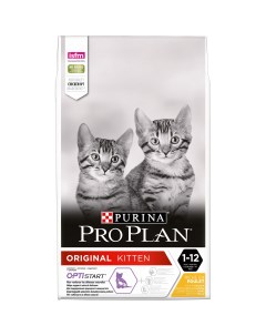 Pro Plan Original Kitten корм для котят от 1 до 12 месяцев Курица 10 кг Purina pro plan