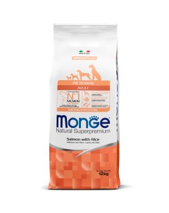 Dog Speciality Salmone корм для взрослых собак всех пород Лосось 12 кг Monge