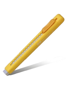 Ластик-карандаш Clic Eraser, матовый желтый корпус Pentel