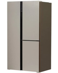 Холодильник Side by Side CS6073FV шампань Hyundai