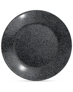 Тарелка десертная стекло 18 см круглая Zoe black V0120 Luminarc