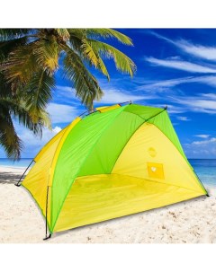 Палатка 2 местная 220х120х120 см 1 слой 1 комн пляжная YTKT700118 Green days