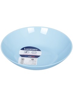 Тарелка суповая стеклокерамика 20 см круглая Diwali Light Blue P2021 голубая Luminarc