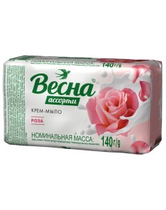 Мыло Ассорти роза 140 г Весна