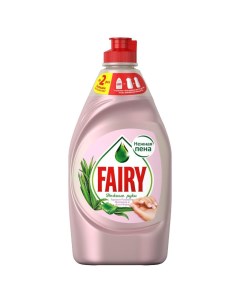Средство для мытья посуды Нежные руки Розовый жасмин и алоэ вера 450 мл Fairy
