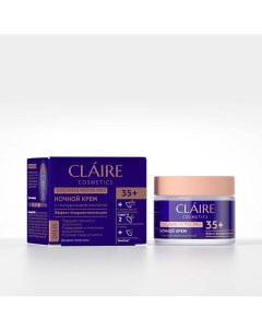 Крем для лица Collagen Active Pro ночной антивозрастной 35 для всех типов кожи 50 мл Claire cosmetics