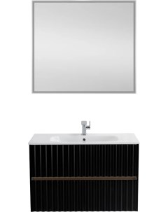 Мебель для ванной Elegant 90 черная Art&max