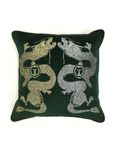 Подушка вышивка Пара драконов Garda decor