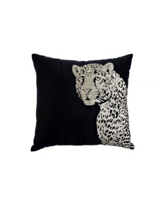 Подушка с вышивкой Леопард Garda decor