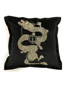 Подушка вышивка Дракон Garda decor