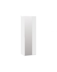 Распашной шкаф Порто 217 1 40 см С зеркалом Угловые Белый 70 см Triya