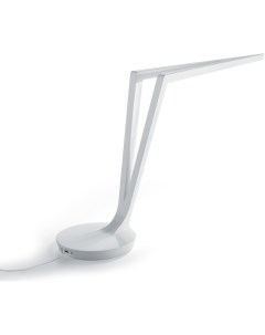 Интерьерная настольная лампа светодиодная светодиодная с выключателем и USB портом Leucos