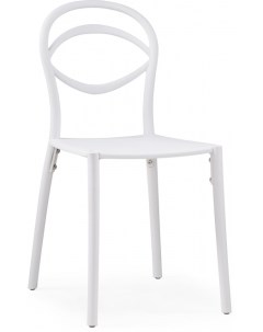 Пластиковый стул Simple white Woodville