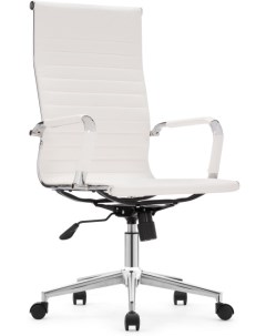 Компьютерное кресло Reus pu white chrome Woodville