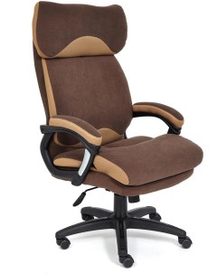 Компьютерное кресло для руководителя DUKE Флок Ткань Коричневый Tetchair