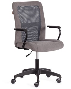 Компьютерное кресло игровое STAFF Флок Ткань Серый Tetchair