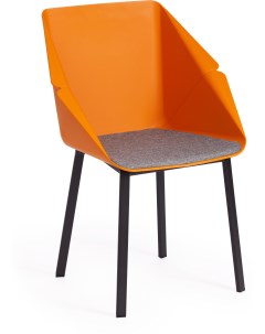 Обеденный стул DORO Пластик Металл Ткань Серый Tetchair