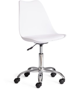 Компьютерное кресло для оператора TULIP Металл Пластик Белый Хром Tetchair