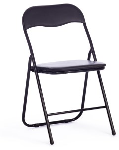 Обеденный стул FOLDER Пластик Металл Экокожа Черный Tetchair