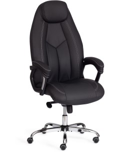 Компьютерное кресло игровое BOSS Исскуственая кожа Черный Tetchair
