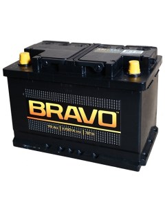 Автомобильный аккумулятор Аком Bravo 74 Ач обратная полярность L3 Автофан