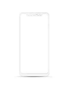 Защитное стекло на Xiaomi Mi 8 Mi 8 Pro Silk Screen 2 5D белый X-case