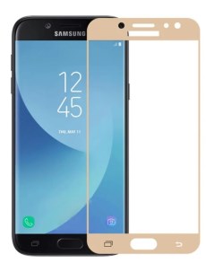 Защитное стекло на Samsung J530F Galaxy J5 2017 3D золотой X-case