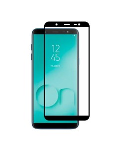 Защитное стекло на Samsung J810G Galaxy J8 2018 Silk Screen 2 5D черный X-case