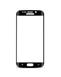 Защитное стекло на Samsung G925F Galaxy S6 Edge 3D с загибом черный X-case