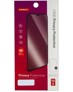 Защитное стекло Anmac Антишпион PRIVACY для Apple iPhone 12 Pro Max black Черный Nobrand