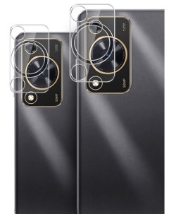 Защитное стекло на камеру Huawei Nova Y72 гибридное прозрачное Brozo