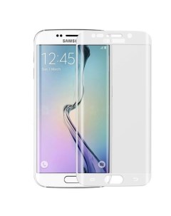 Защитное стекло на Samsung G925F Galaxy S6 Edge с загибом прозрачное X-case