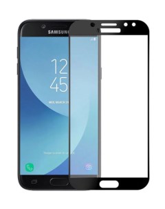 Защитное стекло на Samsung J330FN Galaxy J3 2017 3D Fiber черный X-case