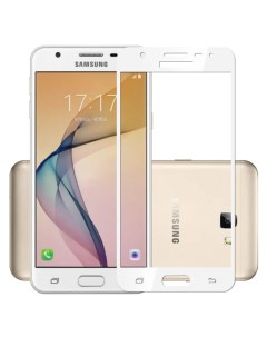 Защитное стекло на Samsung G570F Galaxy J5 Prime On5 2016 3D Fiber белый X-case